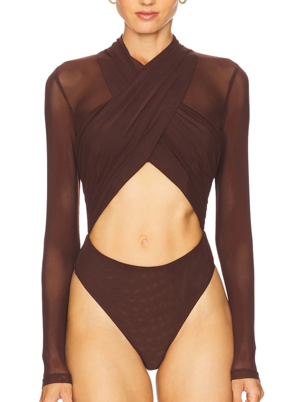 Bardot Aliyah Wrap Bodysuit